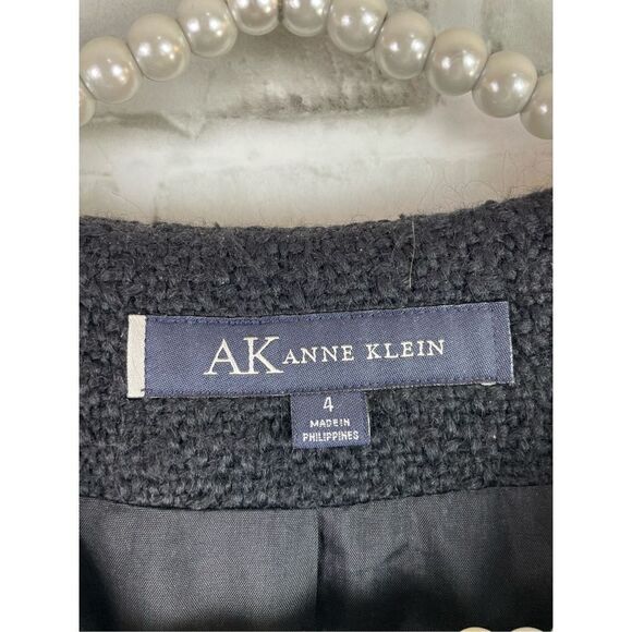 Ann Kline Black Swing Side Button Jacket Classic 
Size 4 - Picture 3 of 9